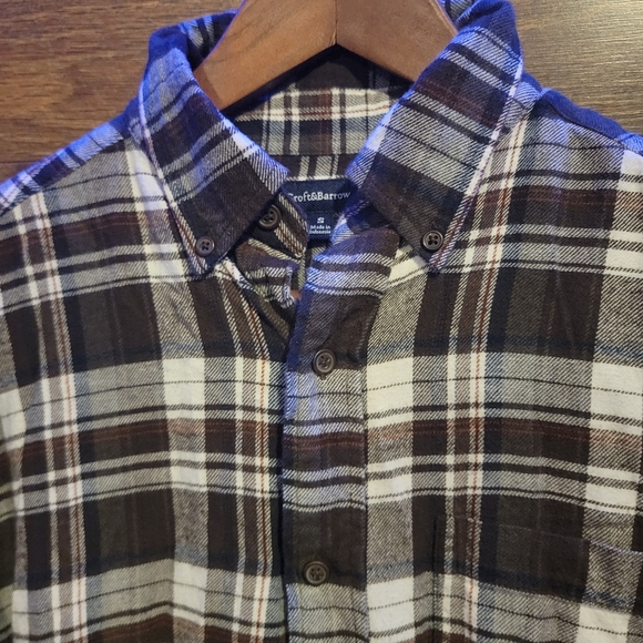 Croft & Barrow Plaid Front Button Shirt - Picture 5 of 11